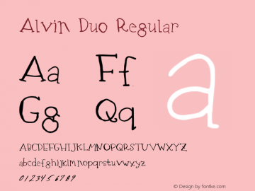 Alvin Duo Version 001.001图片样张