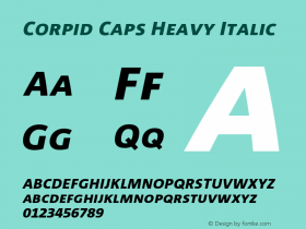 CorpidCaps-HeavyItalic 001.072图片样张