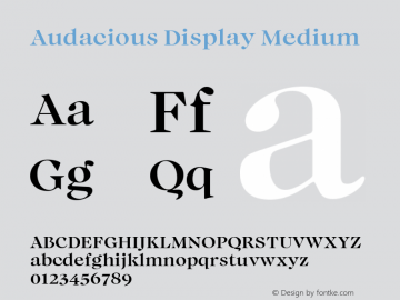 Audacious Display Medium Version 1.00图片样张