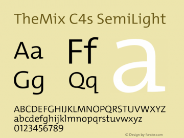 TheMixC4s-SemiLight Version 2.000图片样张