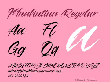 Manhattan Version 1.00;May 7, 2020;图片样张