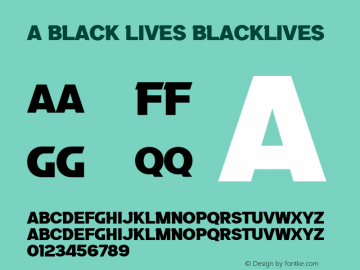 Black Lives Version 001.000图片样张