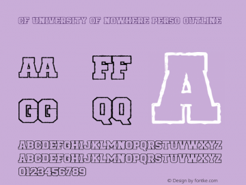 CF University of Nowhere PERSO Outline Version 1.00 2020图片样张