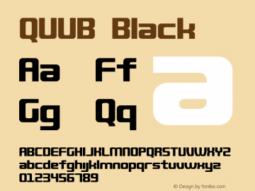 QUUB Black Version 1.000图片样张