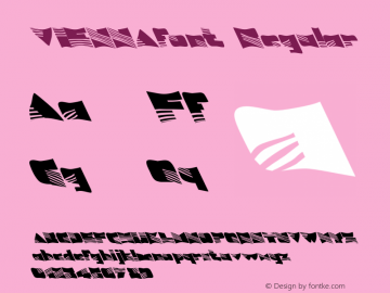 VIENNAfont Regular Altsys Fontographer 3.5  4/4/01 Font Sample