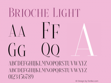 Brioche-Light Version 1.000图片样张
