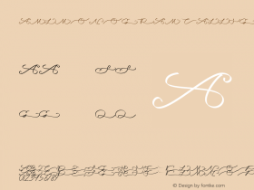 AMLMonogram Calligraphy 01 Version 007.000图片样张