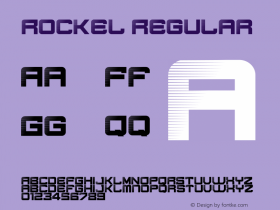 Rockel Version 1.00;July 17, 2020;FontCreator 12.0.0.2567 32-bit Font Sample