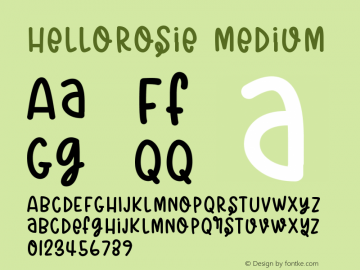 HelloRosie Version 001.000图片样张