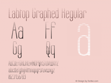 Labtop Graphed Regular 1.0 Font Sample