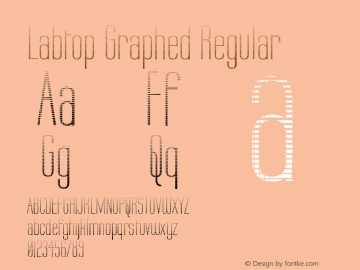 Labtop Graphed Regular 1.0 Font Sample