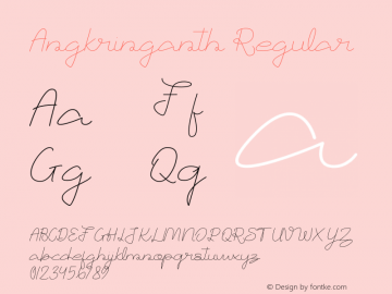 Angkringanth Version 1.00;June 18, 2020;FontCreator 12.0.0.2525 64-bit Font Sample