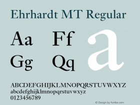 Ehrhardt MT Regular 001.003图片样张