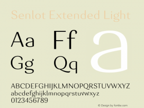 Senlot-ExtendedLight Version 1.000图片样张