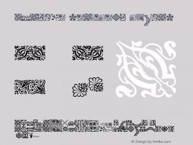 ACaslon Ornaments Regular V1.1 Font Sample