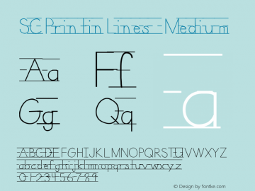 SCPrintinLines Version 001.000 Font Sample