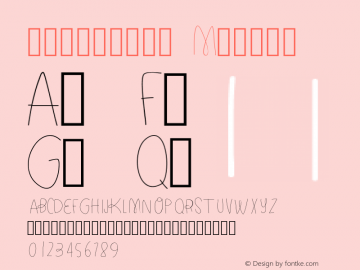 hellowild Version 001.000 Font Sample