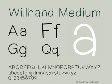 Willhand Medium Version 001.000图片样张