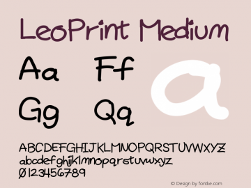 LeoPrint Version 001.000图片样张