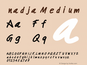 nadja Version 001.000 Font Sample