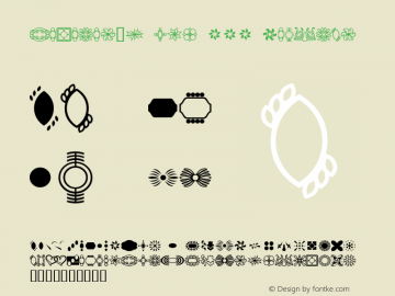 jeweler's kit III Regular Macromedia Fontographer 4.1 3/19/99 Font Sample