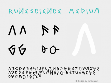 RuneScience Version 001.000 Font Sample