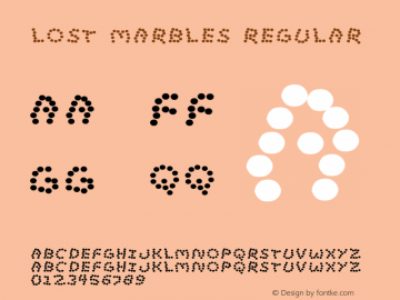 Lost Marbles Regular Mary图片样张