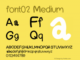 font02 Version 001.000图片样张