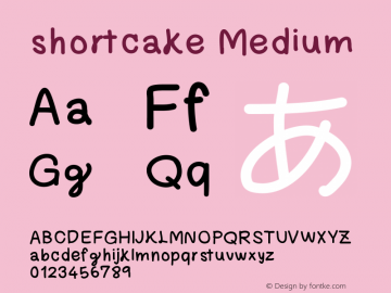 shortcake Version 001.000图片样张