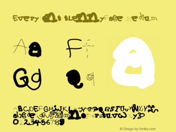 EveryfontftLennyFace Version 001.000图片样张