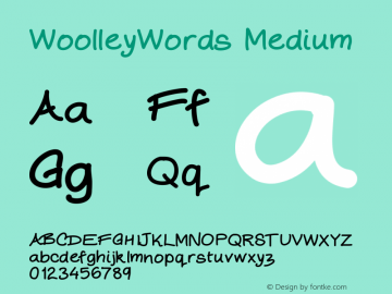 WoolleyWords Version 001.000图片样张