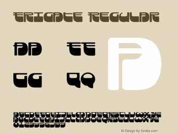 Frigate Regular 1.0 Font Sample