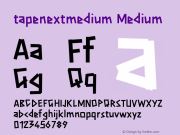 tapenextmedium Version 001.000图片样张