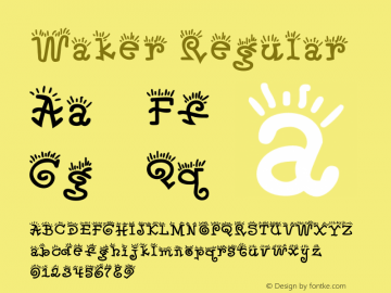 Waker-Regular Version 3.002图片样张