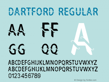 DARTFORD Version 1.000 Font Sample