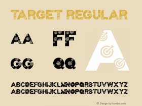 Target Version 1.00 July 6, 2020, initial release Font Sample