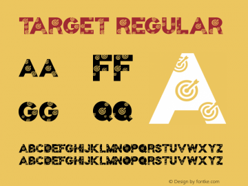 Target Version 1.00 July 6, 2020, initial release Font Sample