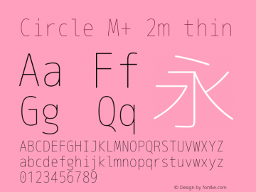 Circle M+ 2m thin 图片样张