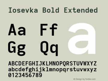 Iosevka Bold Extended 3.0.0-alpha.1; ttfautohint (v1.8.3)图片样张