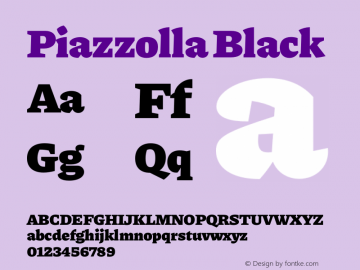 Piazzolla Black Version 1.200图片样张