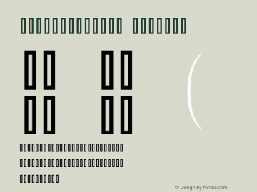 MathJax_Size4-Regular Version 1.1 Font Sample