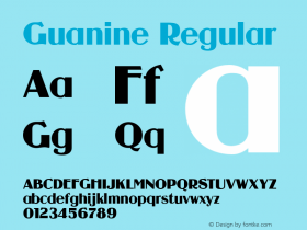 Guanine Regular Version 3.100图片样张