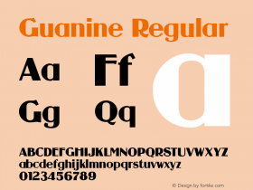 Guanine Regular Version 3.100图片样张