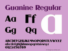 Guanine Regular Version 3.201图片样张