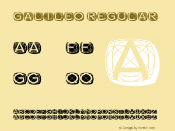 Galileo Regular Version 1.000图片样张