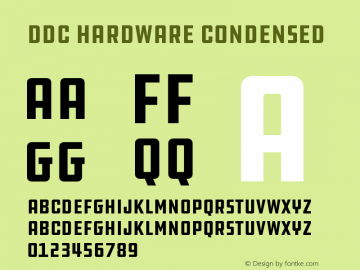 DDC Hardware Condensed Version 2.100图片样张
