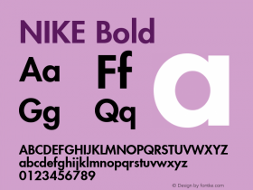 nike font futura