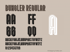 Bungler Regular Version 1.000图片样张