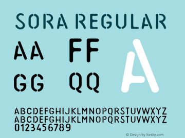 SORA Version 1.012;Fontself Maker 3.5.1图片样张