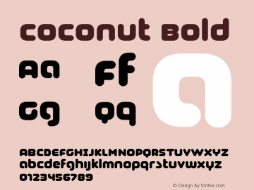 Coconut-Bold Version 2.0 | wf-rip DC20190215图片样张